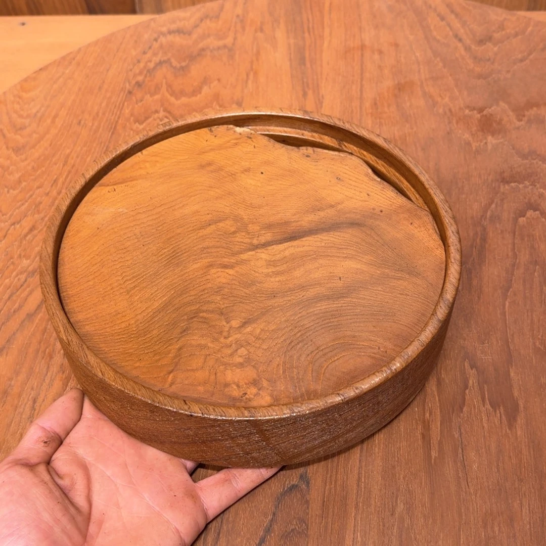 捞***子绒质缅甸柚木储水茶盘