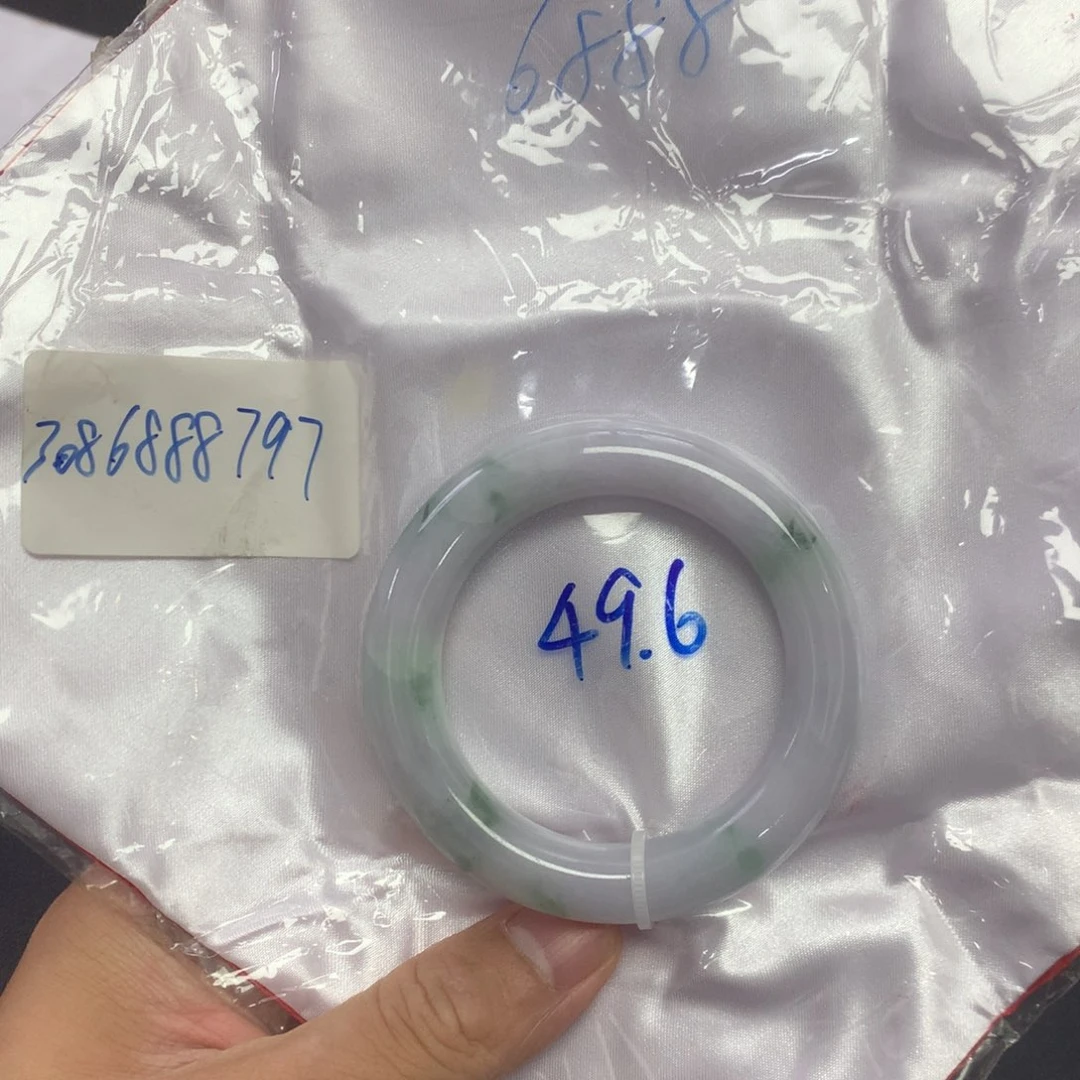 翡翠未镶嵌手镯49.6