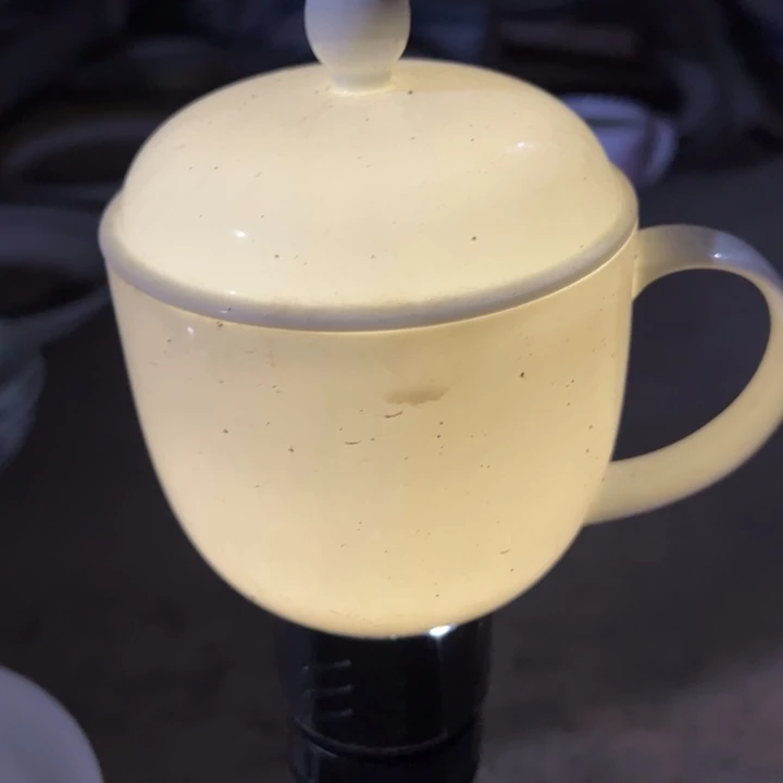 大球泥白胎办公杯