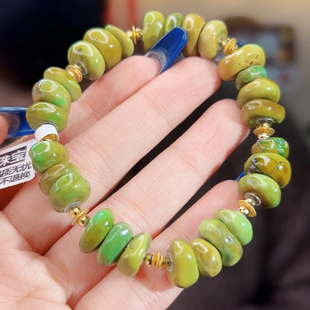 绿松石18K金镶嵌珠宝奇石