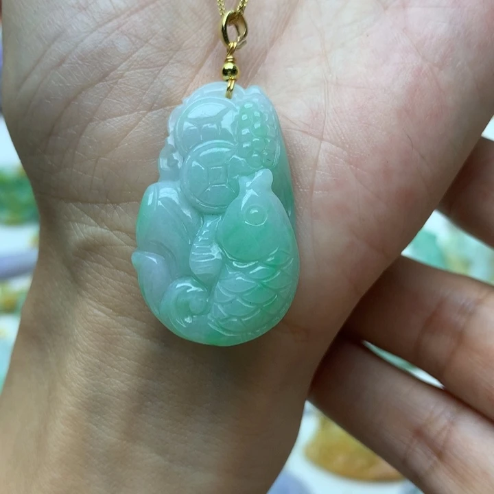 颈饰未镶嵌翡翠翡翠