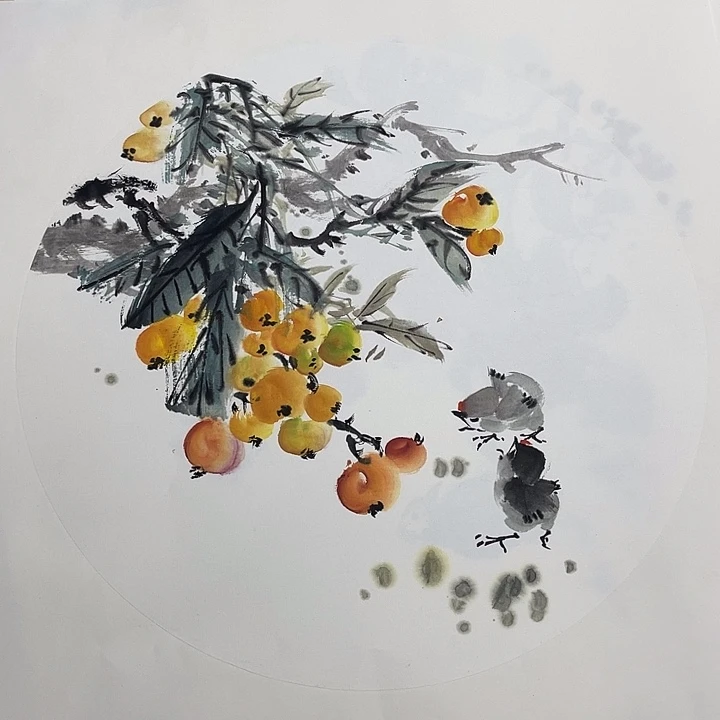 姜奇老师花鸟作品40×40