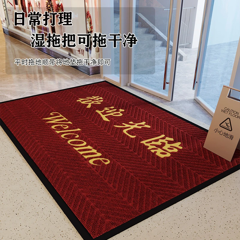 入户门垫进门地毯迎宾门垫商铺酒店门口地垫脚垫条纹设计地垫
