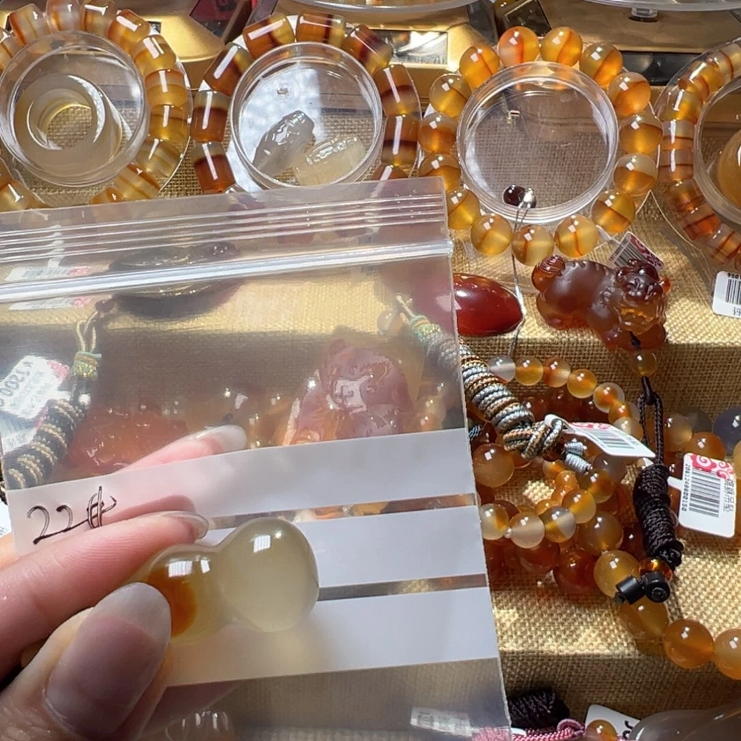小***雯玛瑙/玉髓合金颈饰22