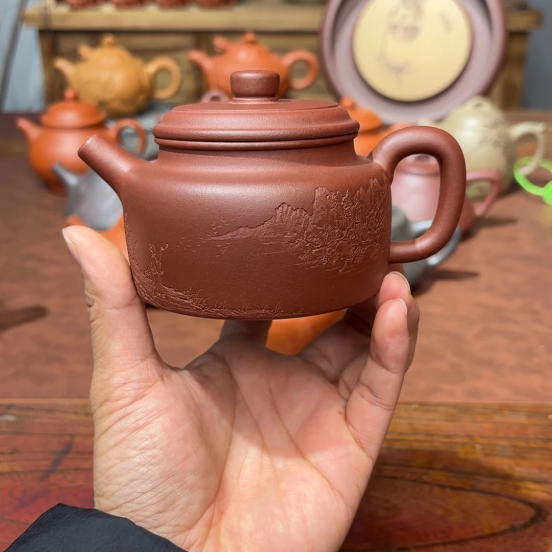 紫砂茶壶德钟220毫升底槽清