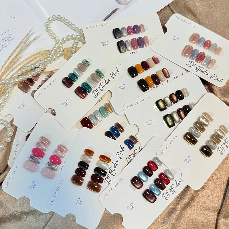 【又见江南】DT原创设计师纯手工穿戴甲猫眼