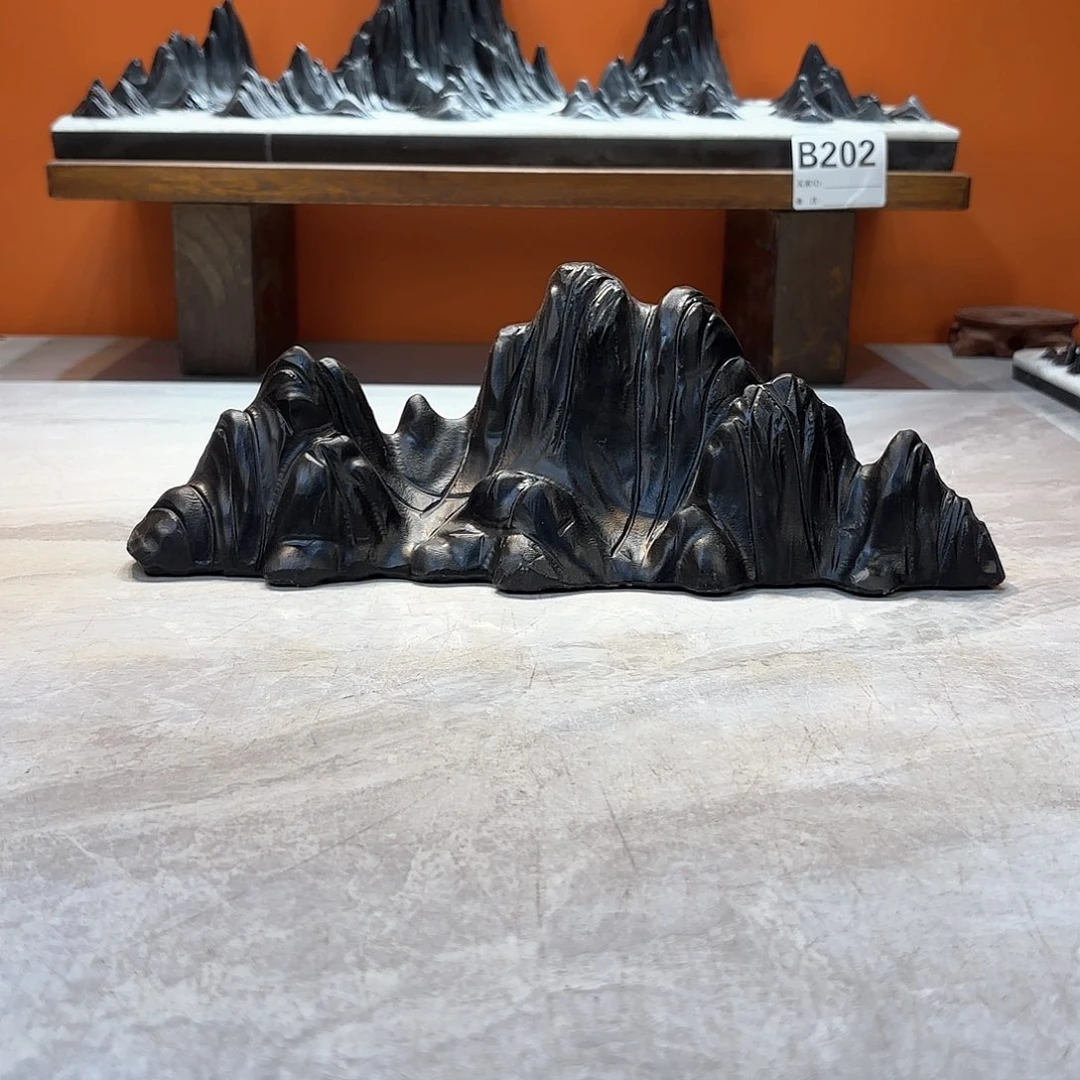 摆件夏*灵璧石奇石摆件