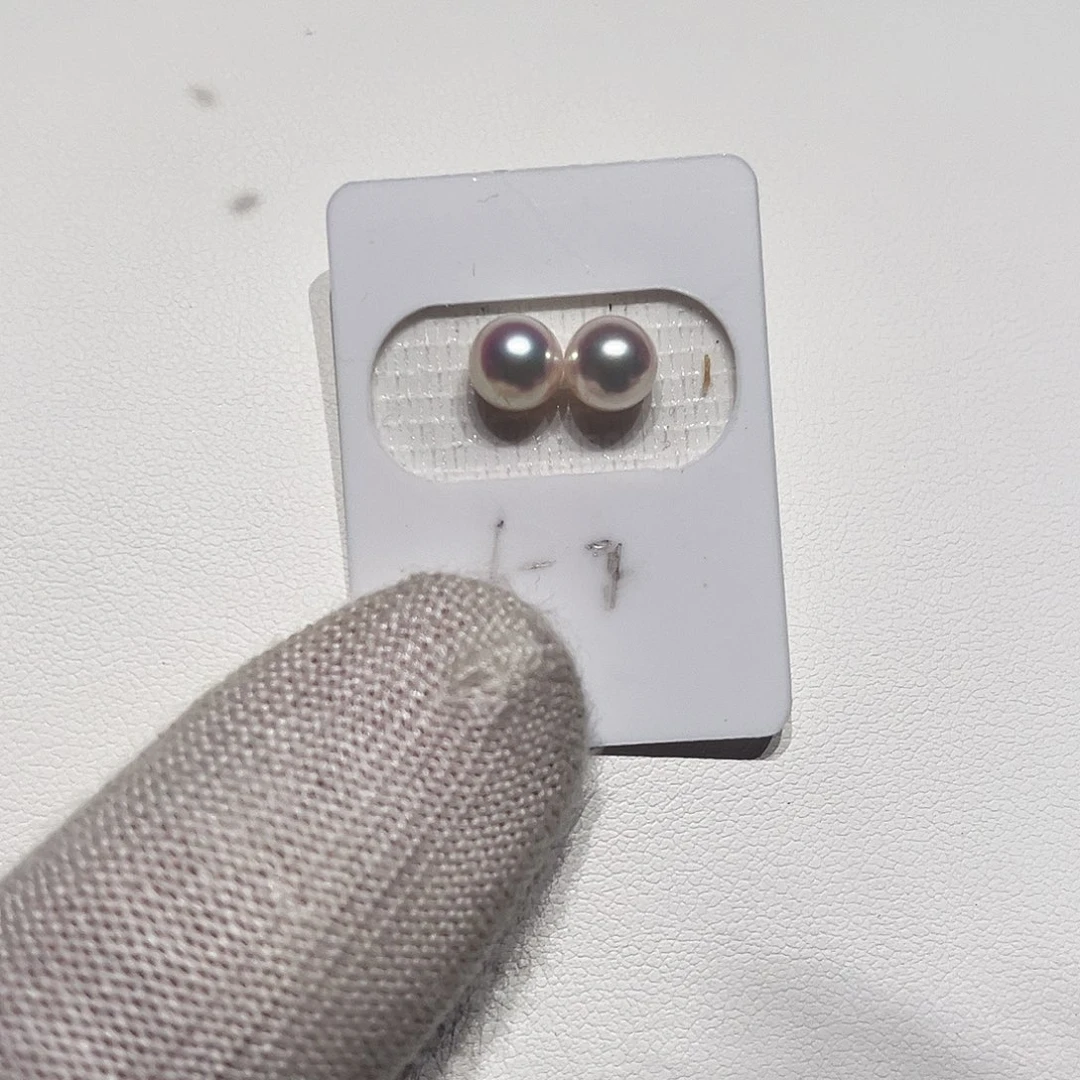 耳饰海水珍珠18K金镶嵌