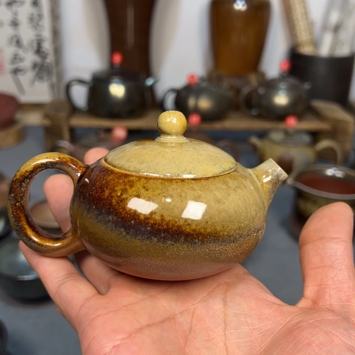 壶白泥古法柴烧140c c