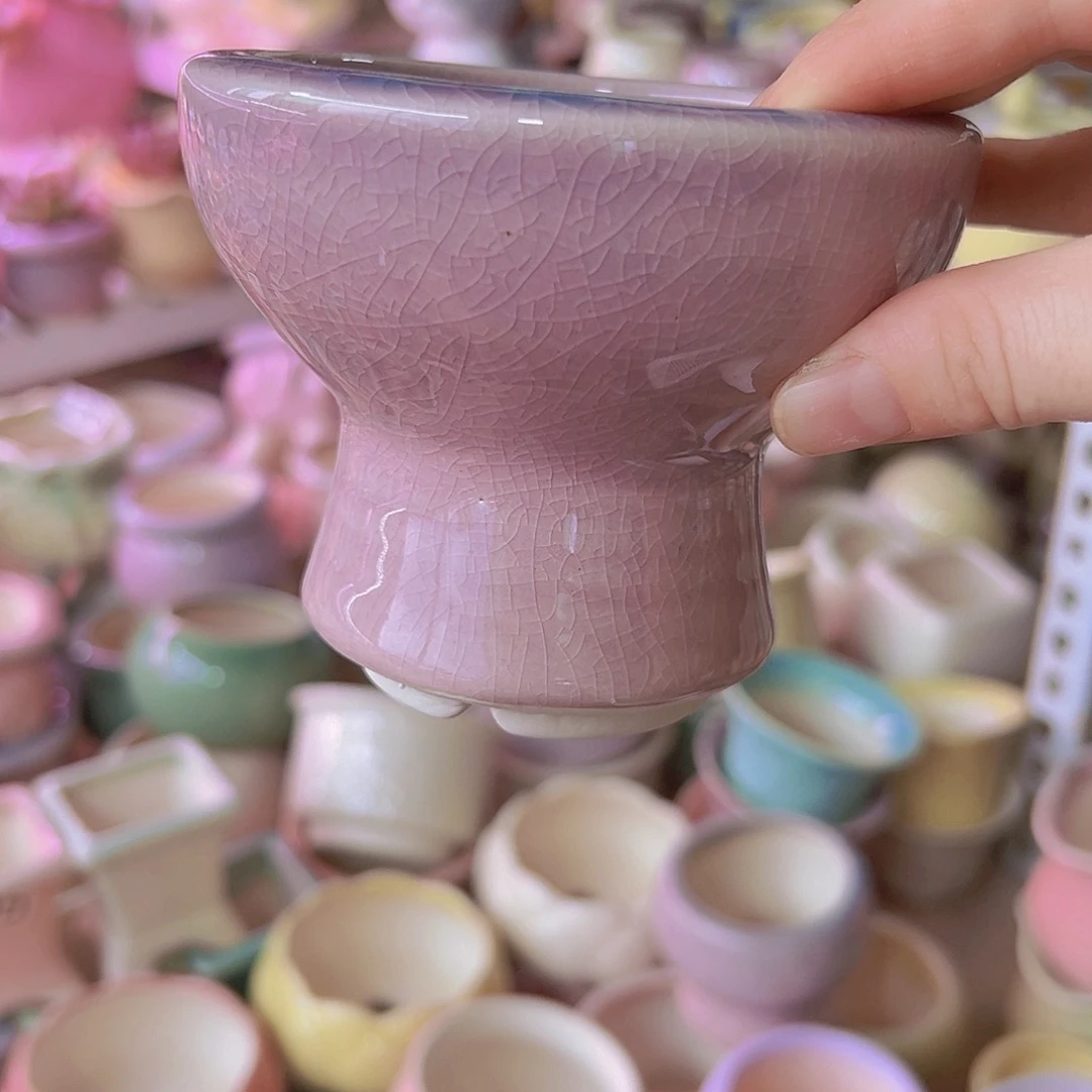 陶瓷花盆当场满12包邮