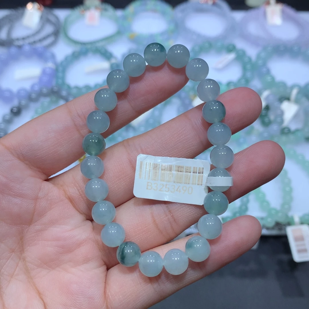 未镶嵌手串翡翠天然