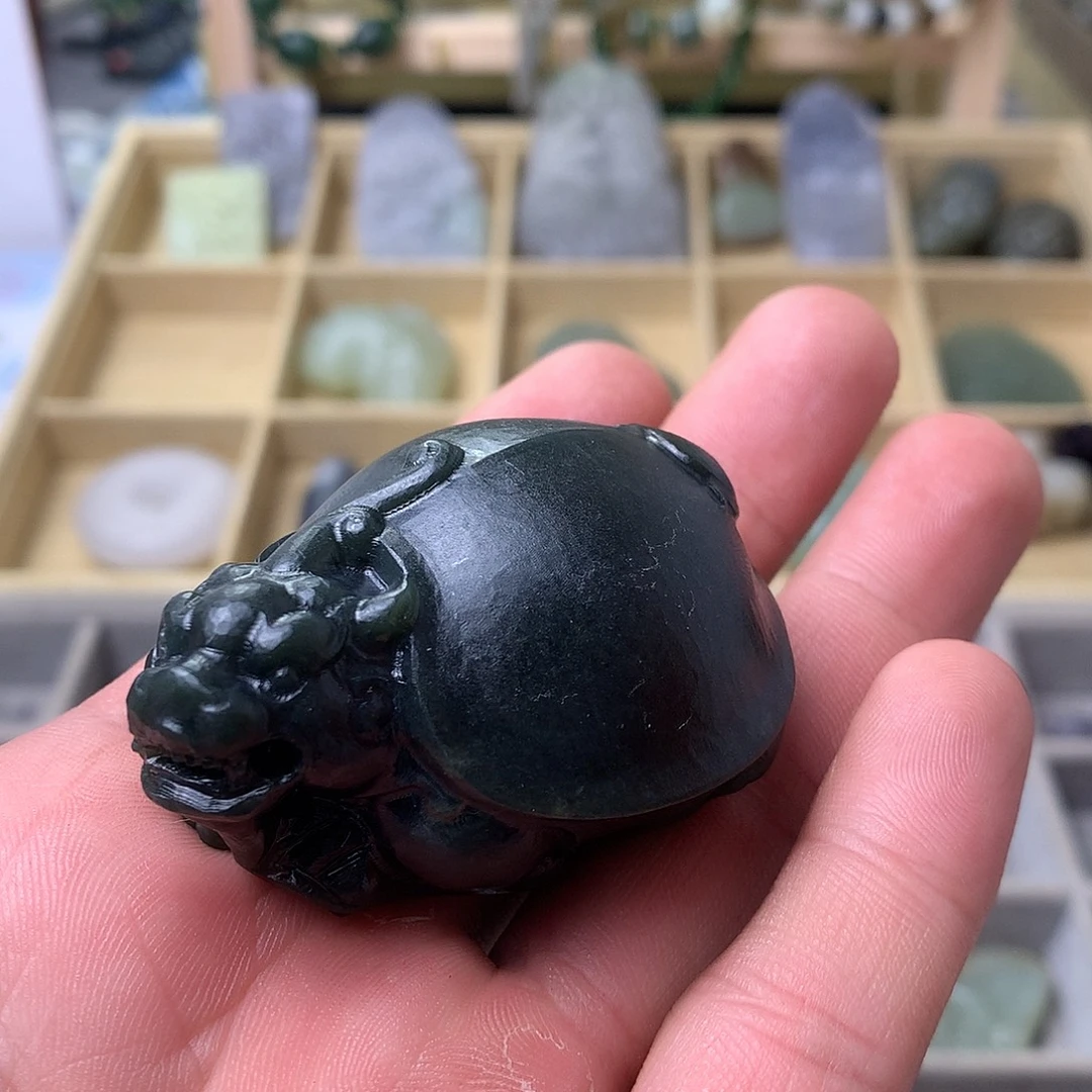 和田玉未镶嵌吊坠(不含链)