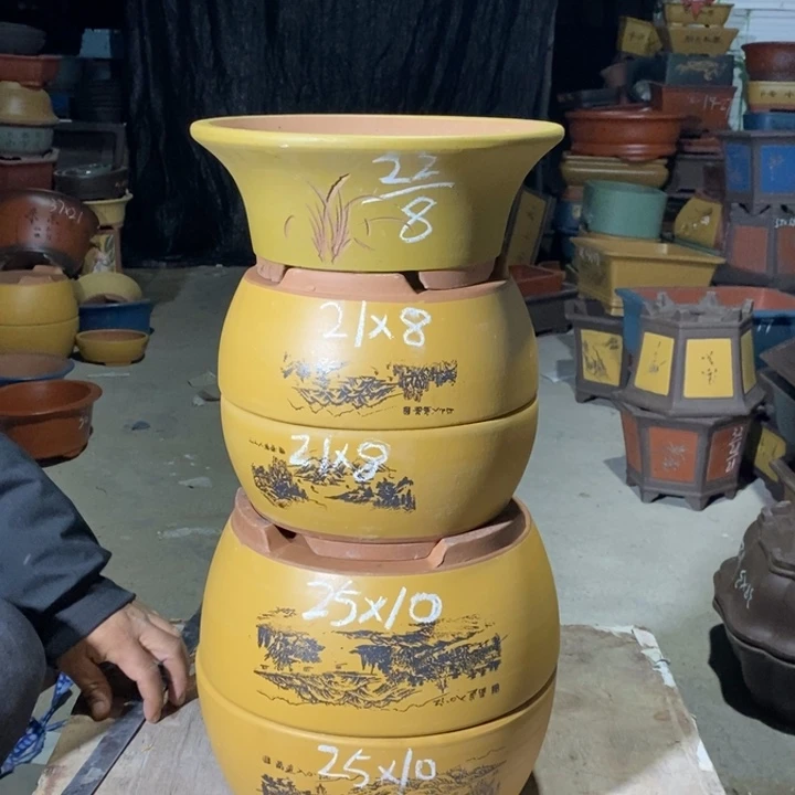紫砂花盆紫砂紫砂