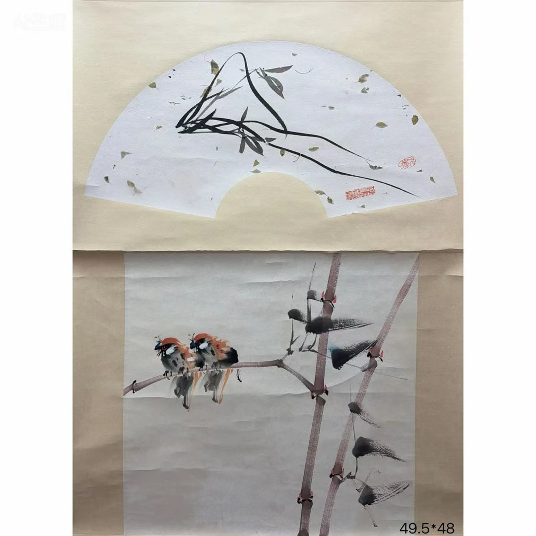 Y127 赵老师 陆老师《花鸟》49.5*48（2.1平尺）