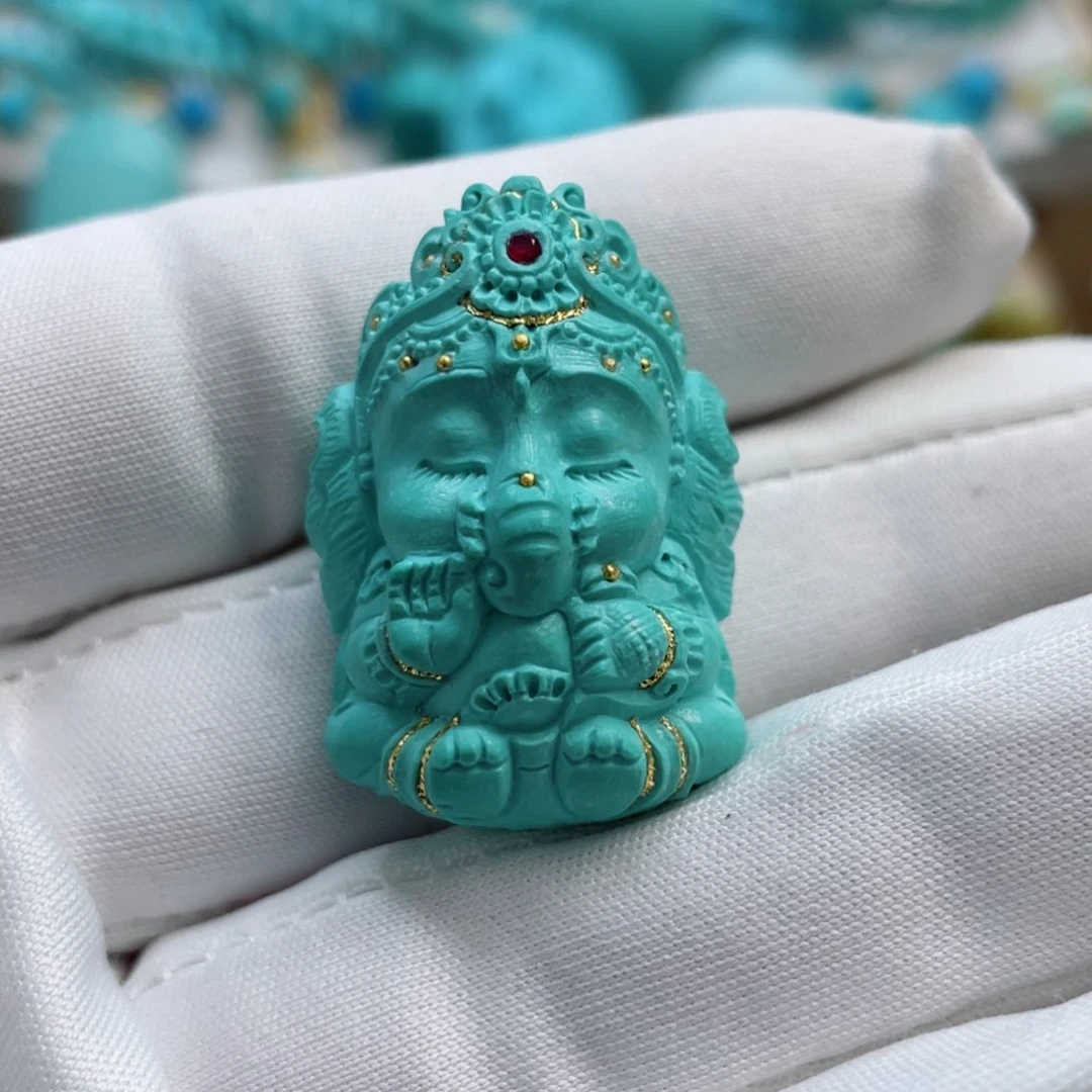 绿松石珠宝奇石未镶嵌