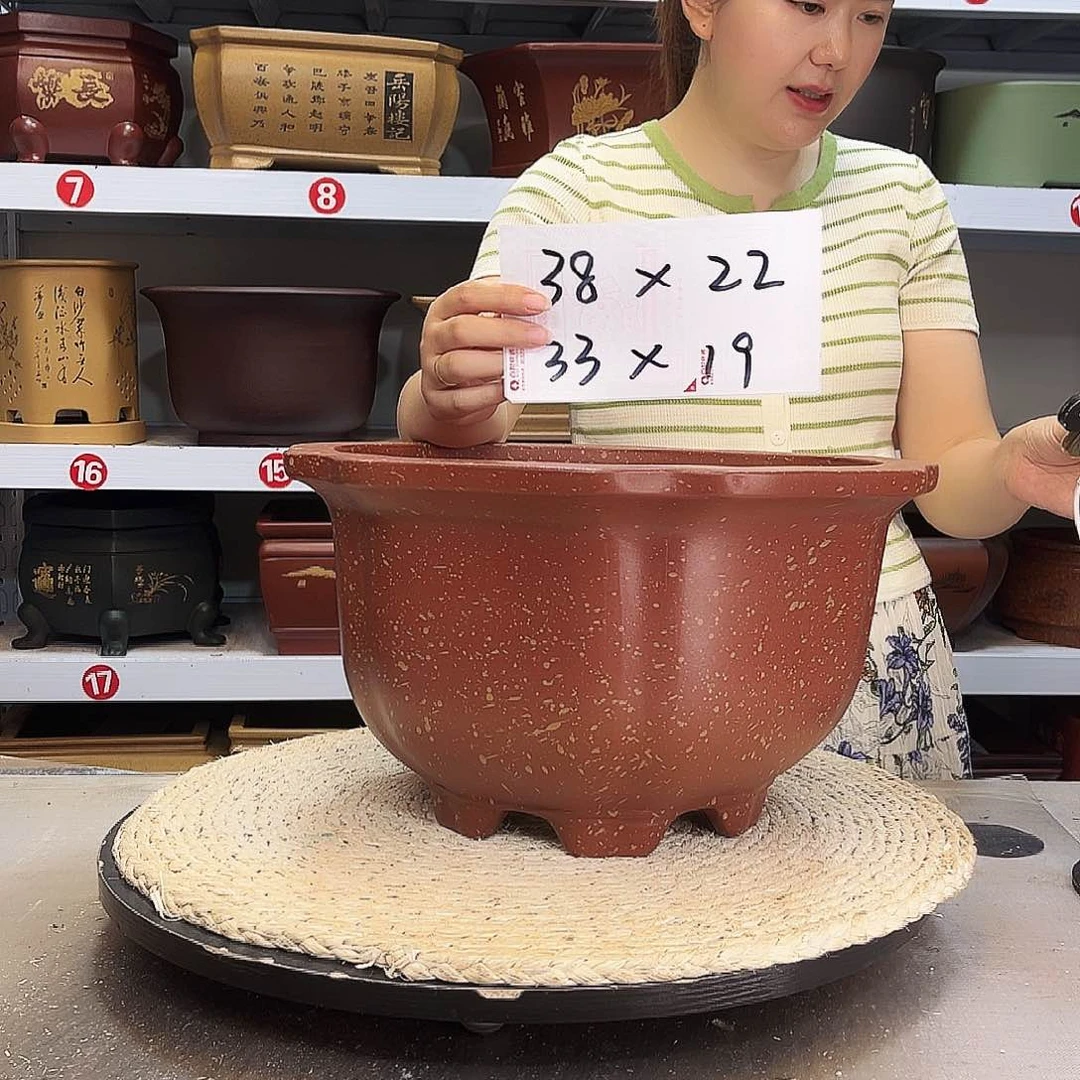 绿泥花盆紫砂花盆