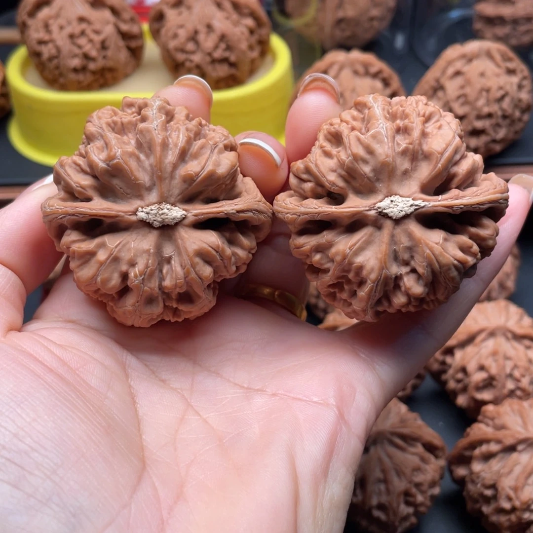 水***把件文玩核桃粗筋48