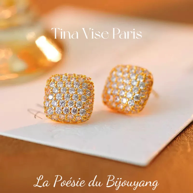 铜合金耳饰 A123《薄荷少女》法⭐️ Tina Vise缇娜薇斯 耳钉