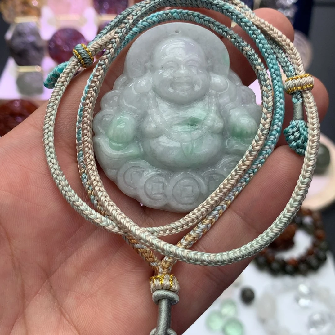 翡翠未镶嵌颈饰吊坠