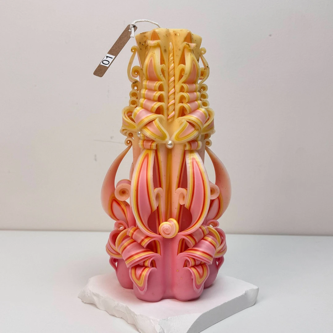 GN 孤品专拍 榖奈雕花蜡烛 雕刻蜡烛  卧室氛围家用香薰