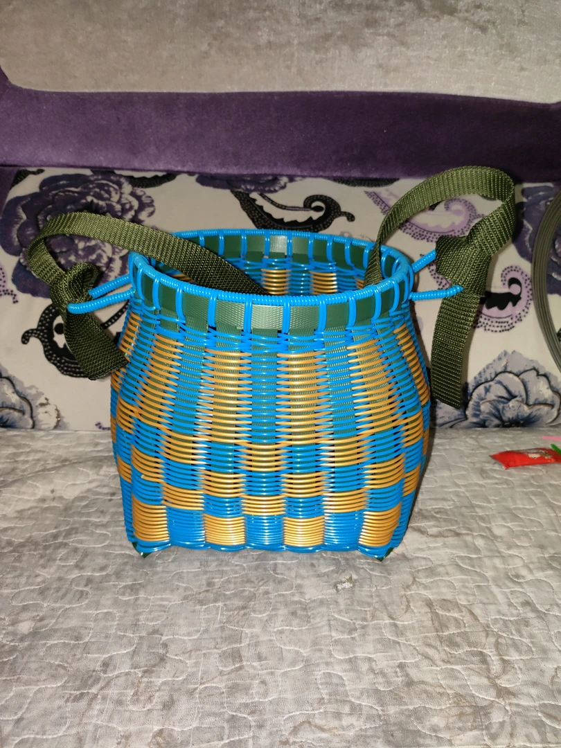 纯手工编织采茶蒌