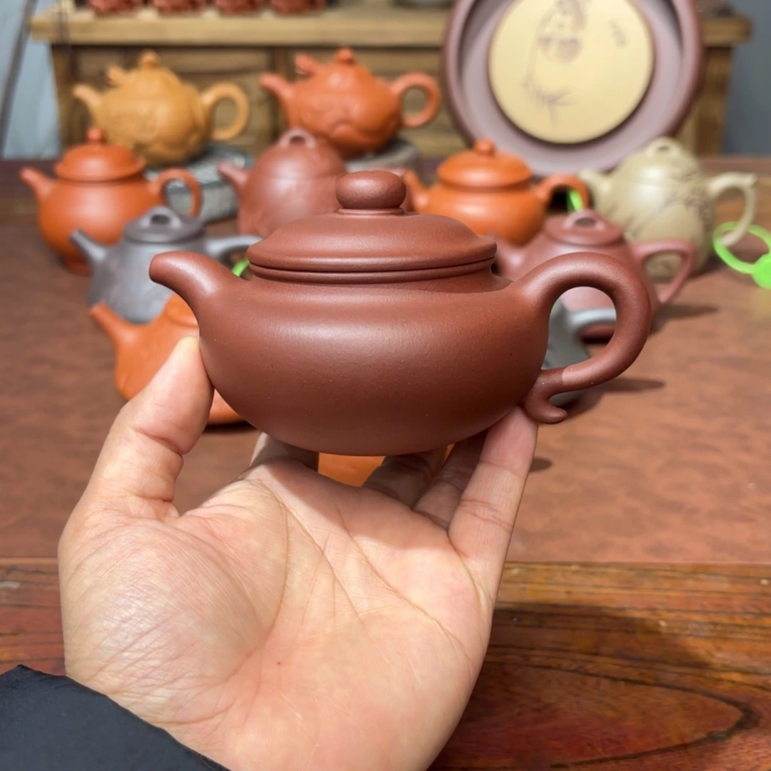 茶壶紫砂仿古200毫升底槽清