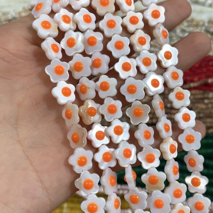 大理石磁石一条天然贝壳鸡蛋花