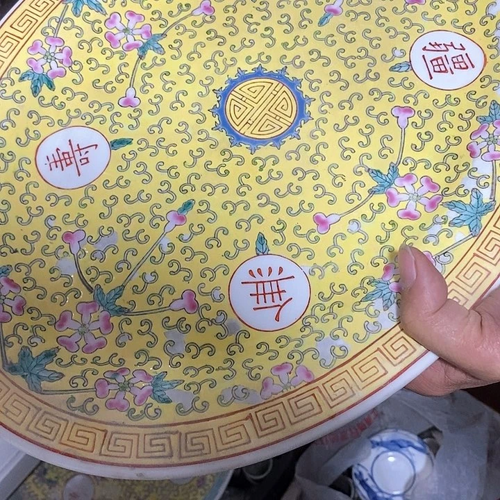 瓷片迎****福我是第一百个