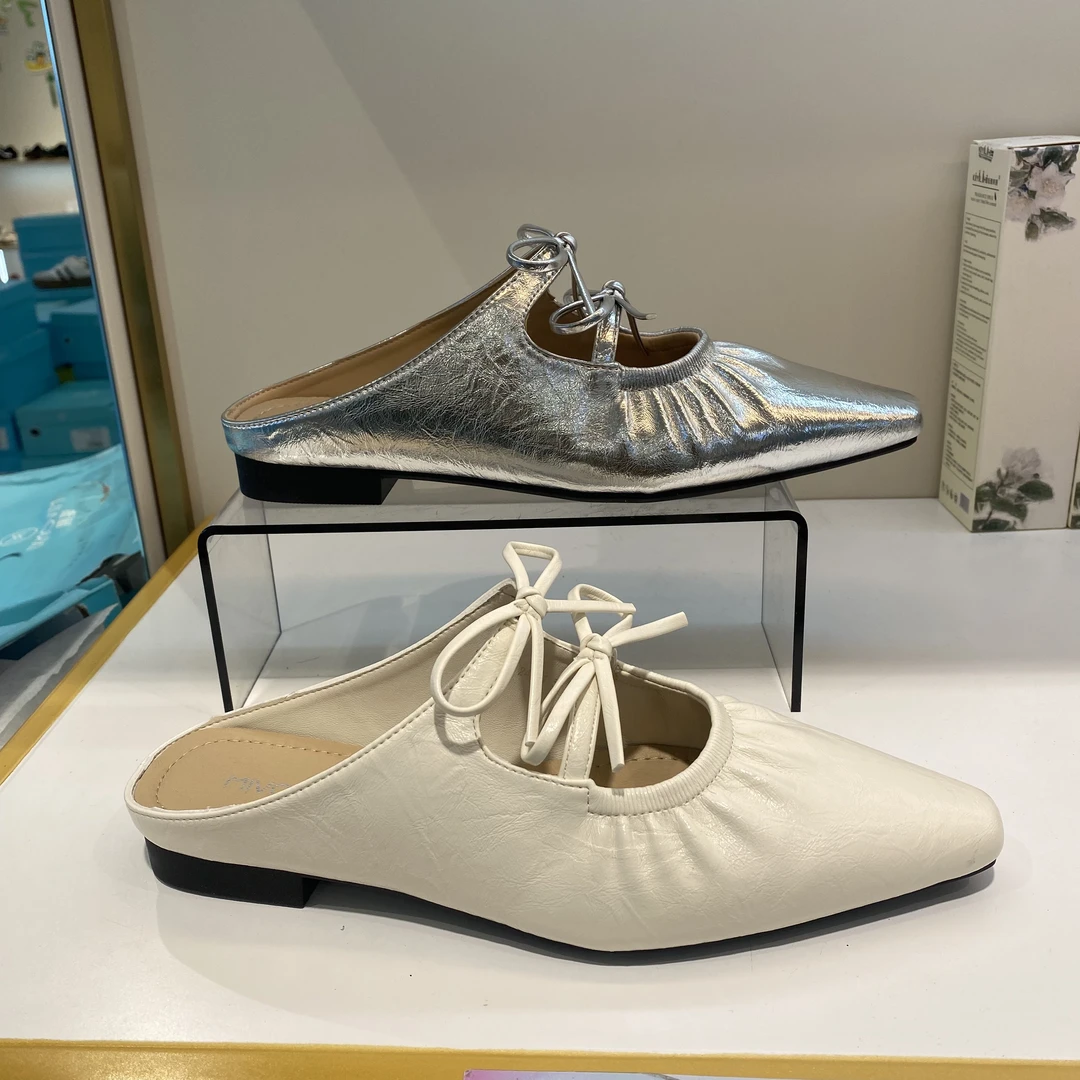 5203气质网红时尚百搭夏季法式平底尖头休闲休闲鞋