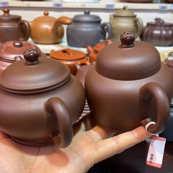 琪***胜茶壶紫砂微瑕处理一把