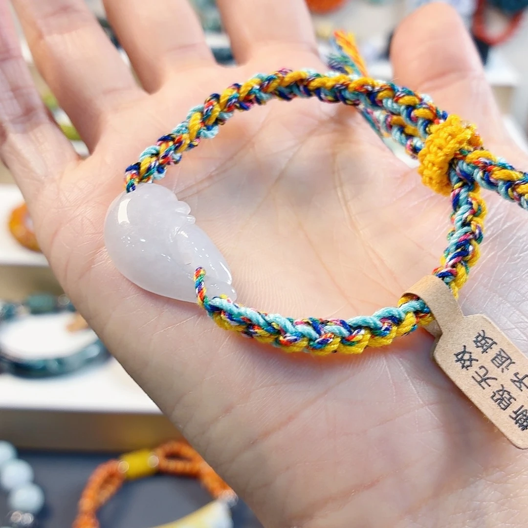 翡翠未镶嵌手链手串