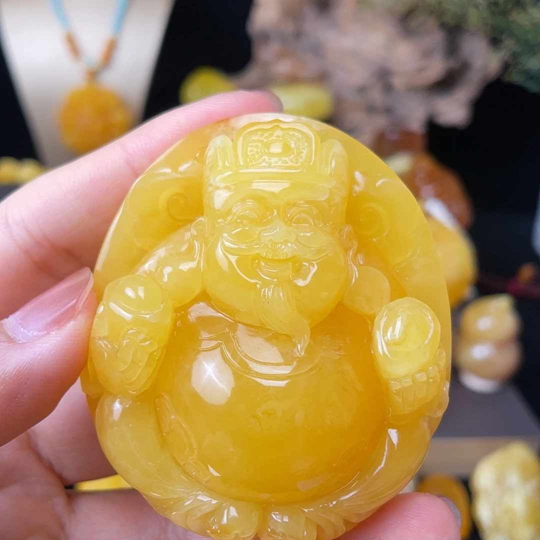 琥珀未镶嵌珠宝奇石