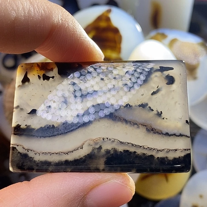 未镶嵌颈饰玛瑙/玉髓道*道