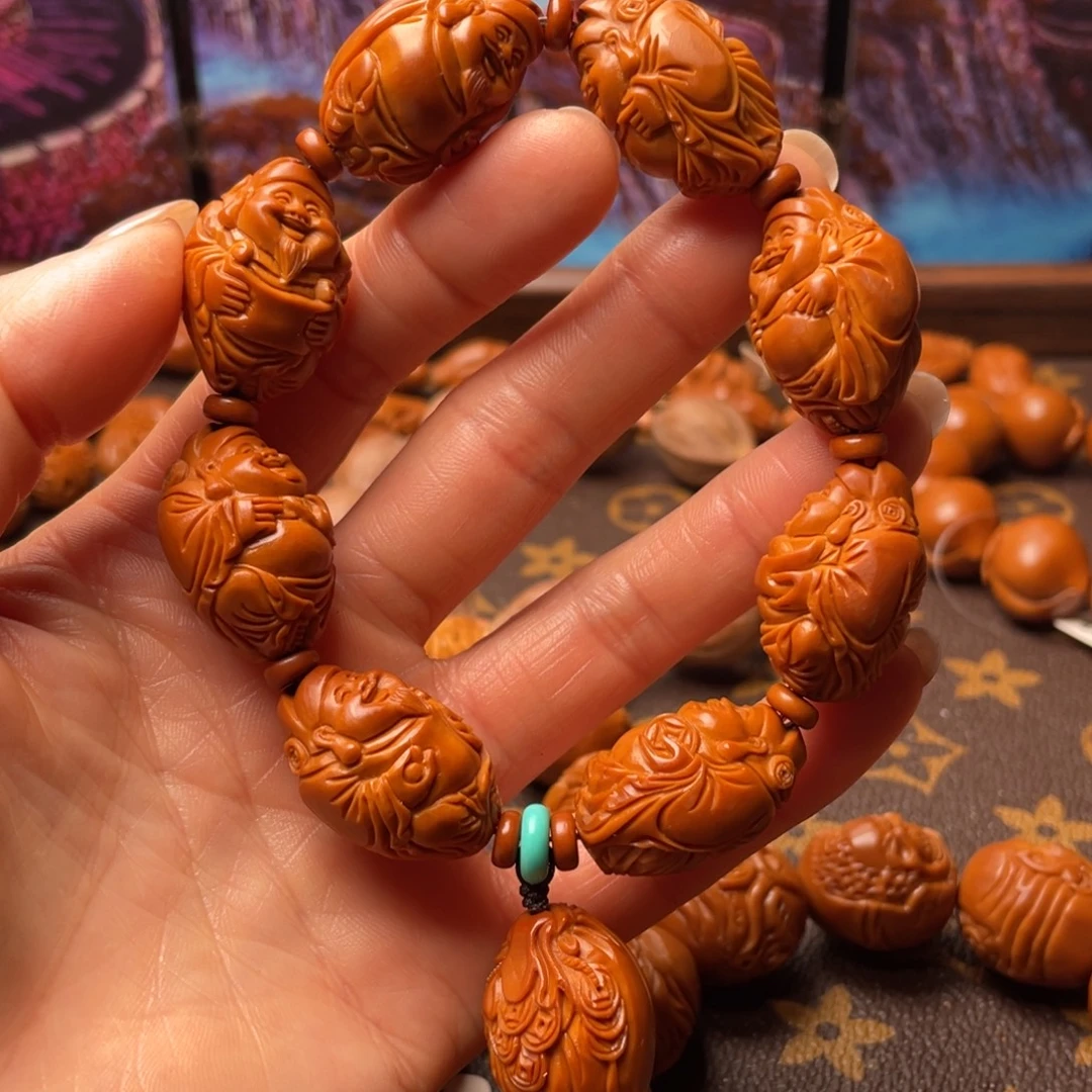 橄榄核手串1.8爆款财神