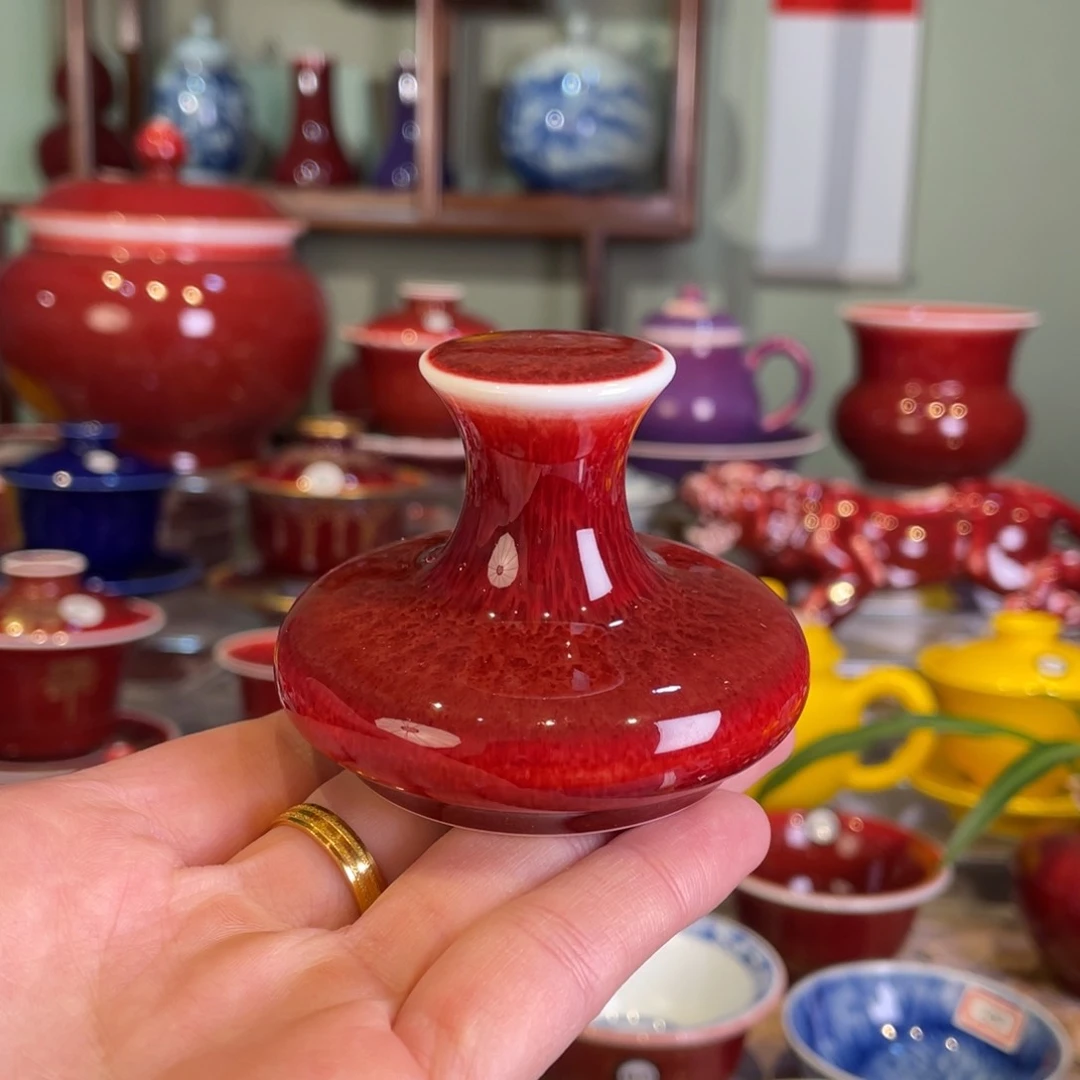 清欢雅玩原矿郎红福利盖置