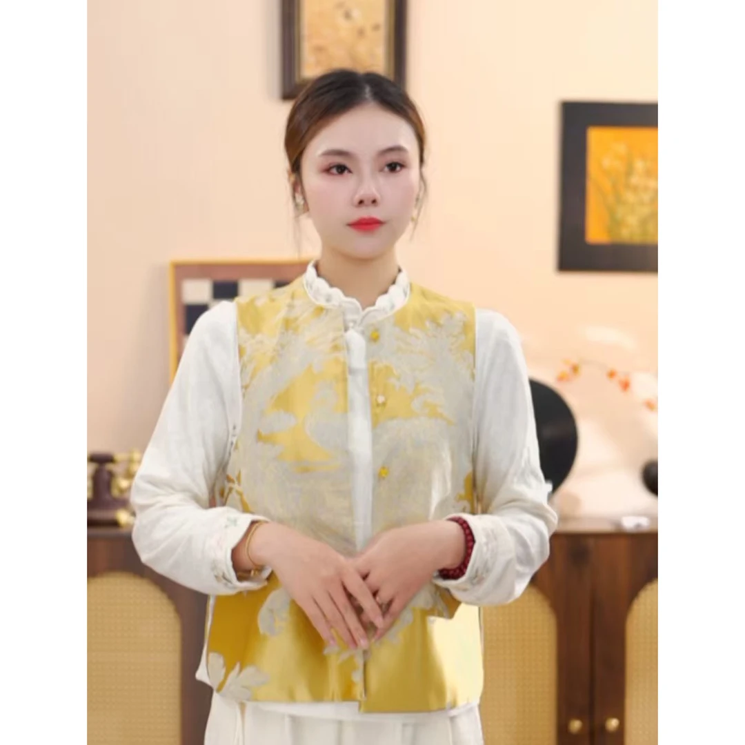 凤求凰 新中式双面穿马甲