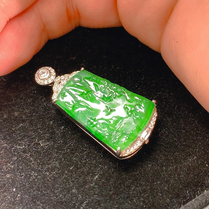 【闪购商品】翡翠未镶嵌颈饰翡翠