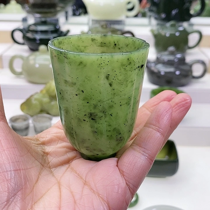 未镶嵌和田玉挂件茶壶95m l