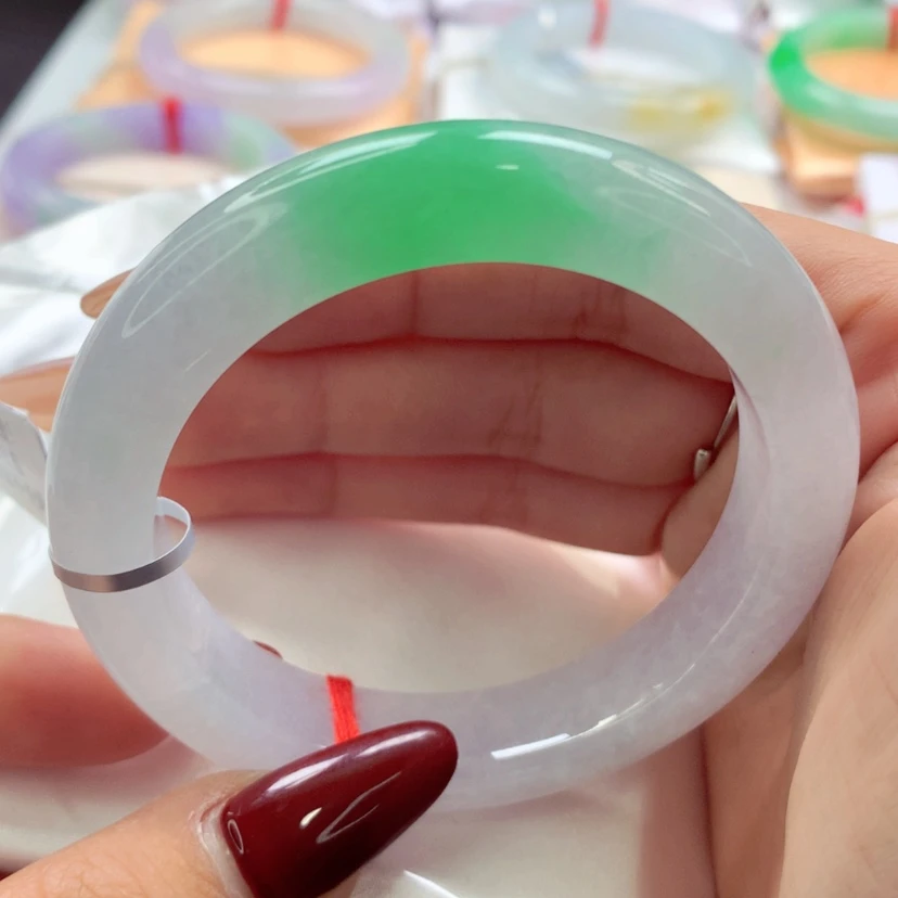 【闪购商品】翡翠手镯未镶嵌喜*你师妹阳春白雪性价比