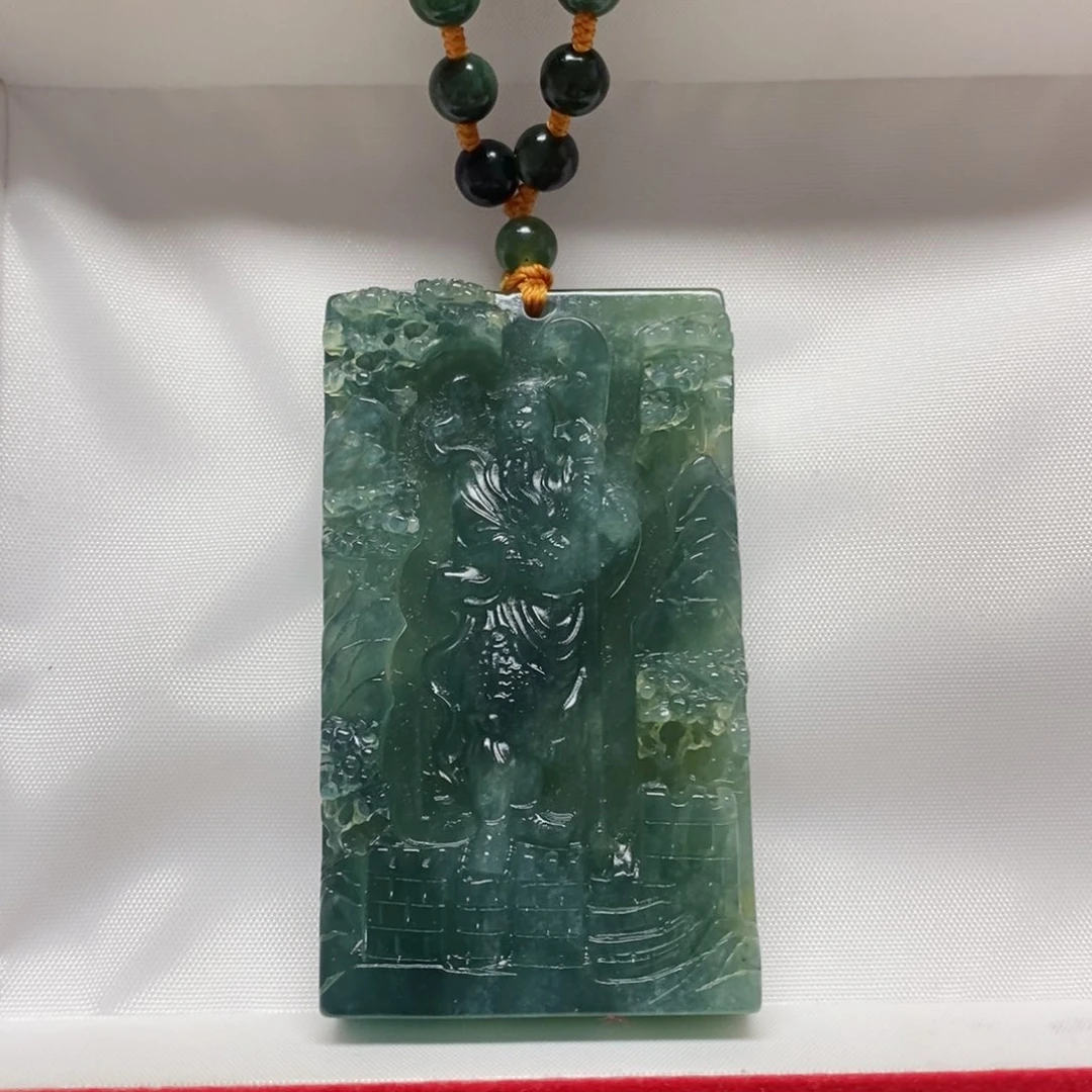 岫玉吊坠(赠链)未镶嵌万**理