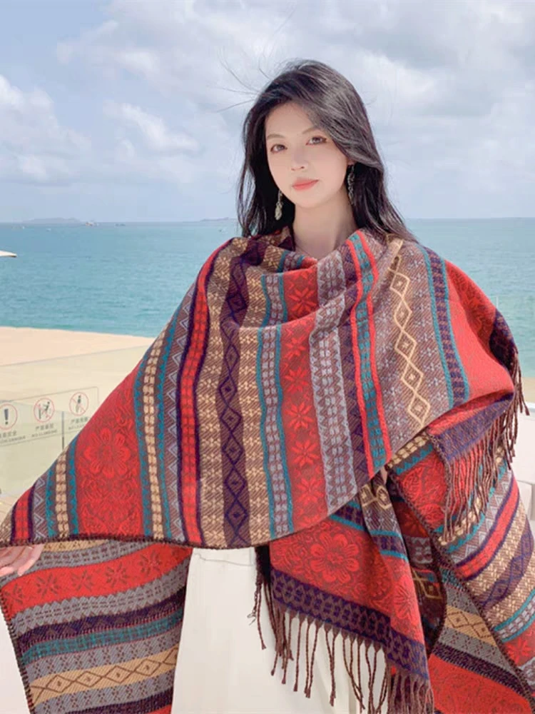 【包邮到家】护肩成人军旅风披肩保暖百搭摩斯风