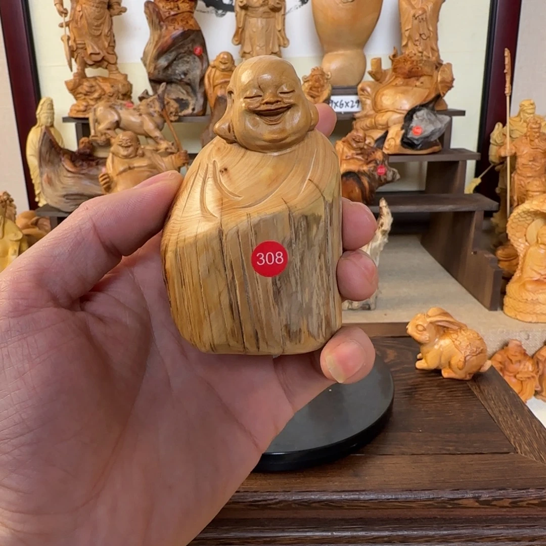 崖柏小木匠艺雕一物一拍