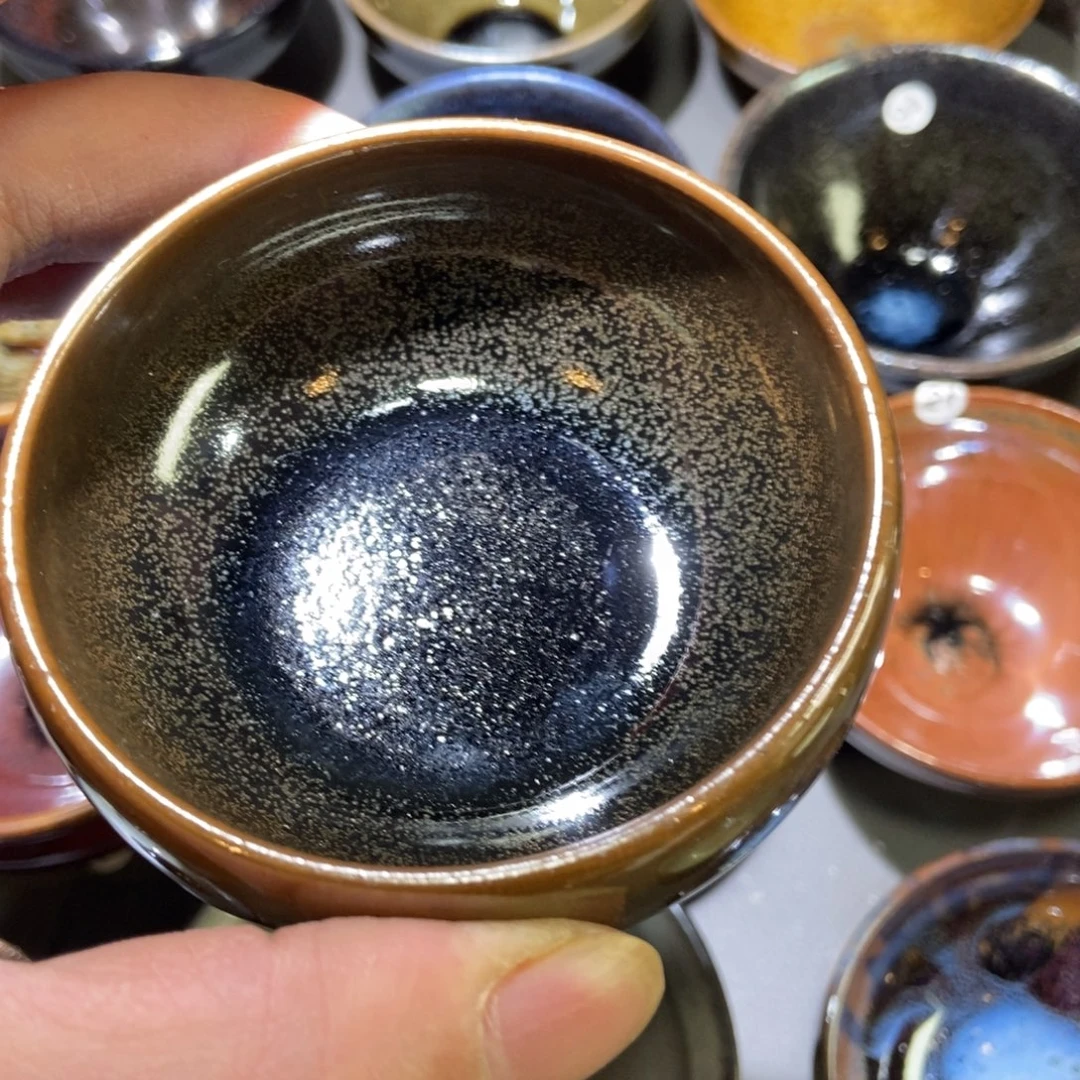 劉***通茶盏125 建窑建盏壹铭建盏