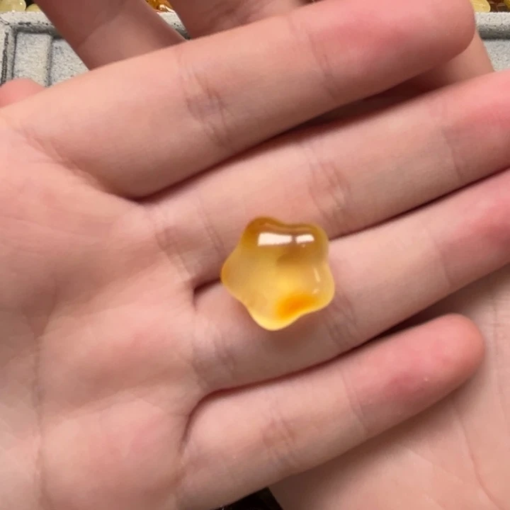 裸石琥珀未镶嵌天然蜜蜡配件