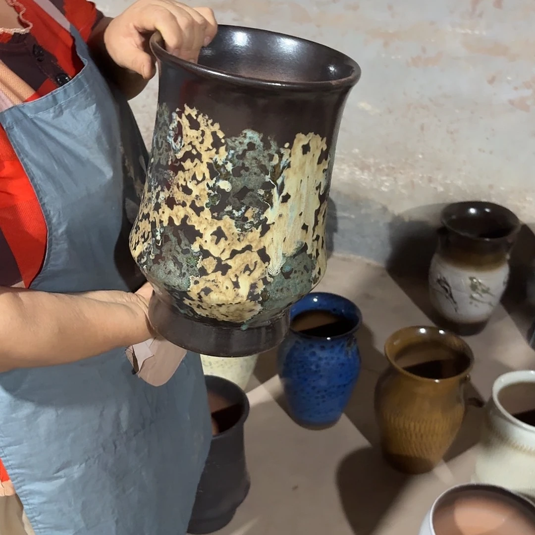 花盆紫砂口20高30