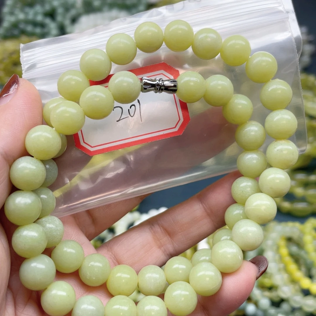 未镶嵌蛇纹石玉手串