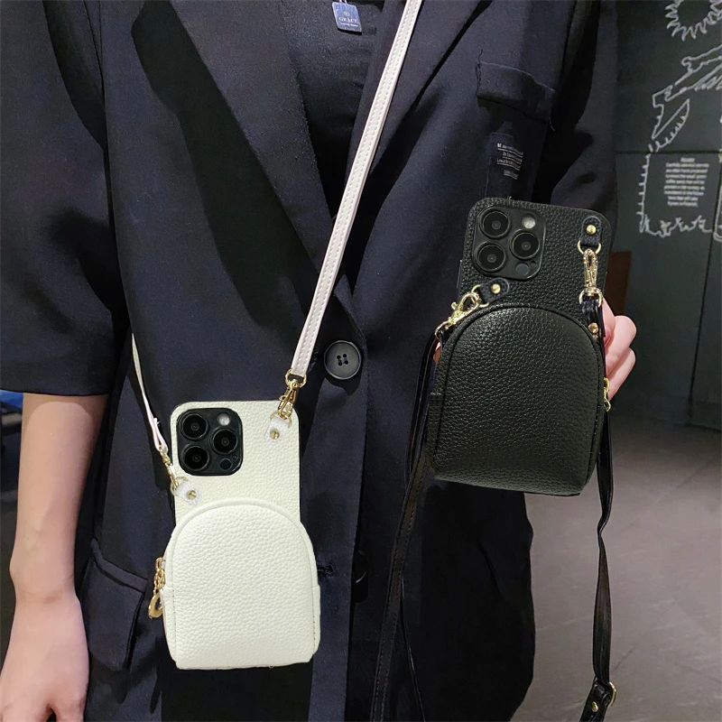 华为荣耀畅享70pro手机壳60x零钱包80se斜跨绳x50Z装卡v40i插卡套