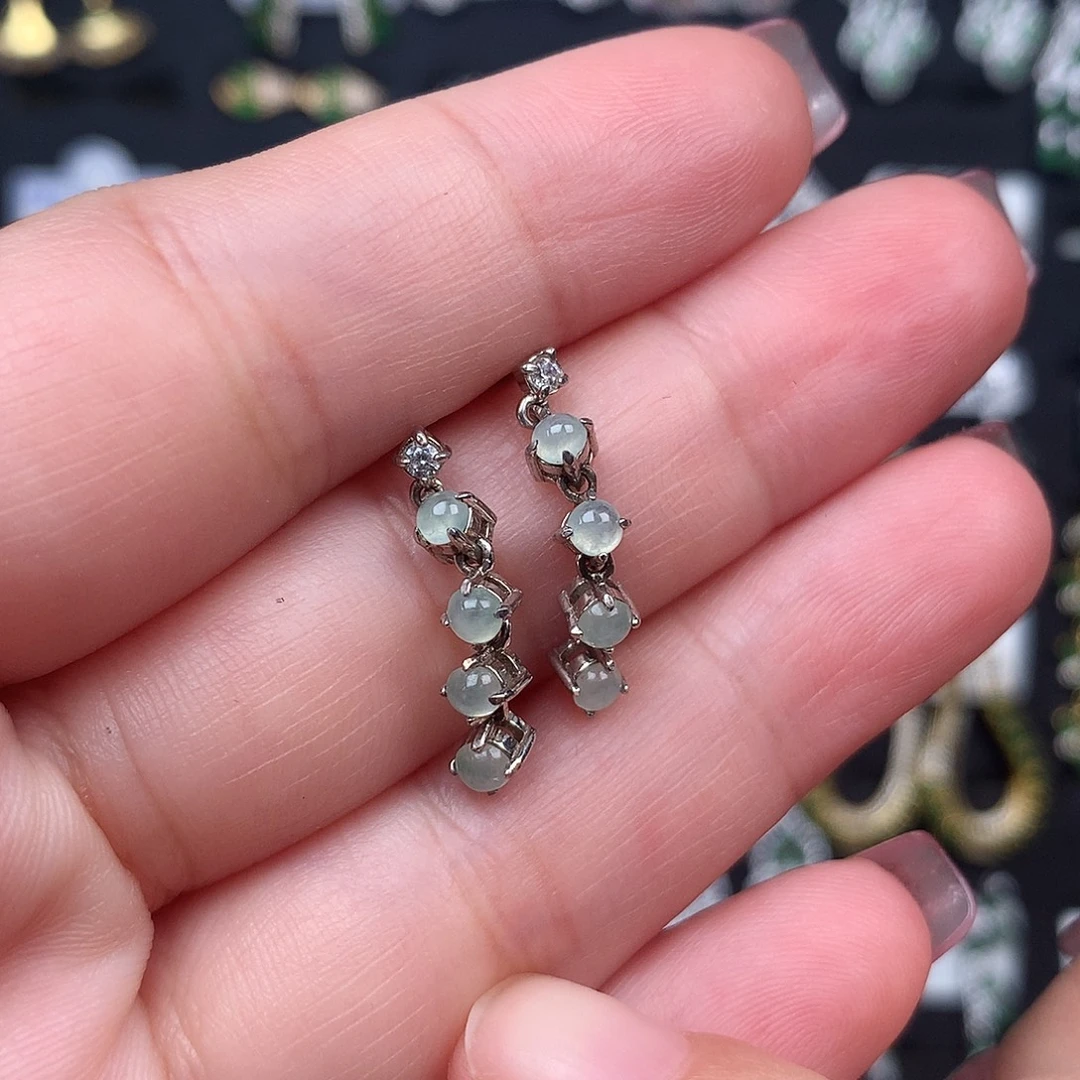 翡翠银S925镶嵌戒指