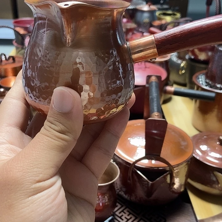 纯手工制作紫铜公道杯