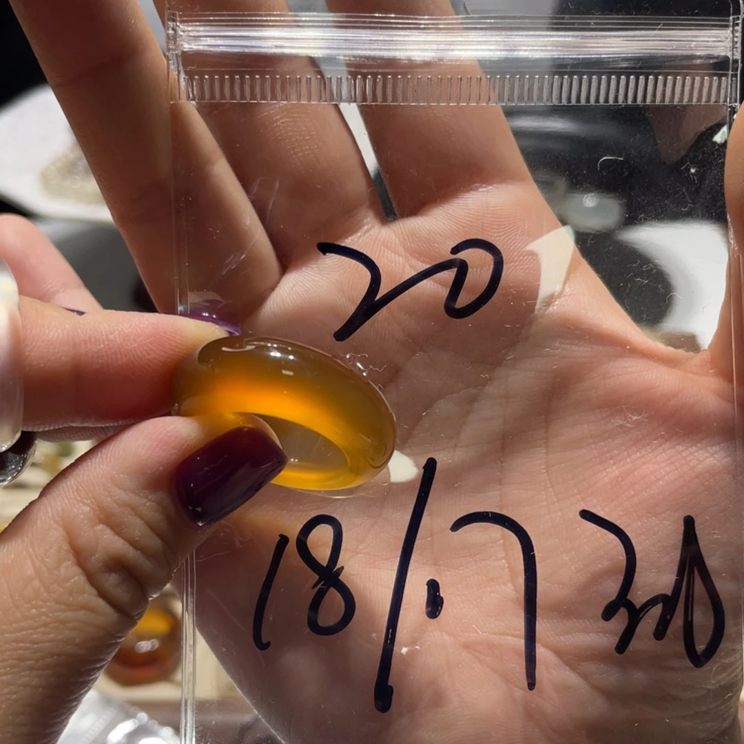 玛瑙/玉髓戒指未镶嵌